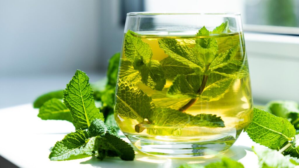 thé à la menthe
