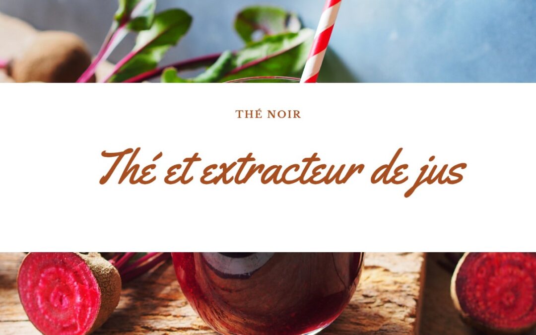 Vous n’aimez pas le thé, penchez pour les extracteurs de jus