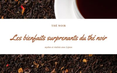 Les bienfaits surprenants du thé noir pour la santé : mythes et réalités avec Lipton