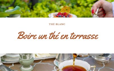 Boire un thé en restaurant terrasse